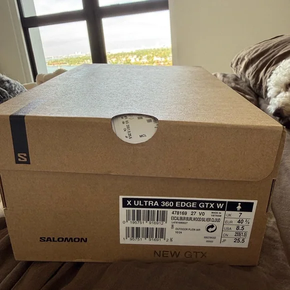 NEW IN BOX Salomon X ULTRA 360 EDGE Hiking Shoes 8.5 - Picture 3 of 4